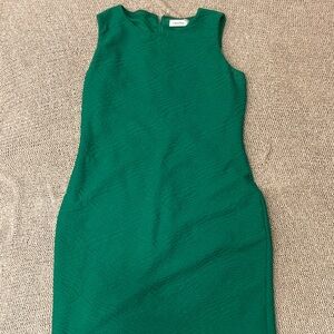 Calvin Klein Emerald Sleeveless Mini Dress